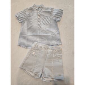 Miranda Blue Check Outfit Sz 24M